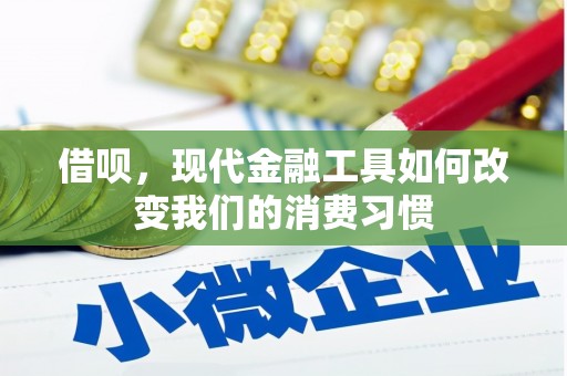 邹城借呗，现代金融工具如何改变我们的消费习惯