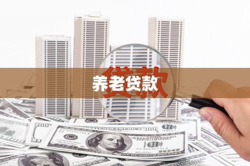 邹城养老贷款
