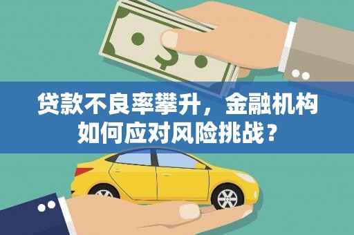邹城贷款不良率攀升，金融机构如何应对风险挑战？