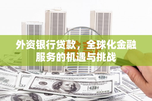 邹城外资银行贷款，全球化金融服务的机遇与挑战