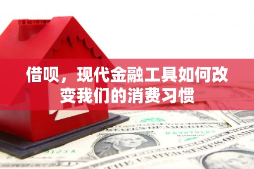 邹城借呗，现代金融工具如何改变我们的消费习惯