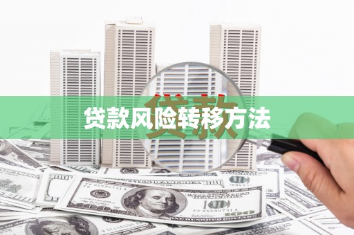 邹城贷款风险转移方法