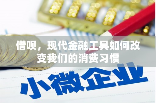 邹城借呗，现代金融工具如何改变我们的消费习惯